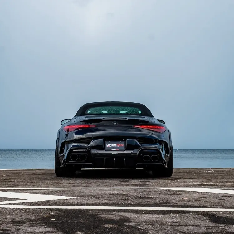 کاپوت و سپر جلو مرسدس AMG SL 63 با تیونینگ منصوری