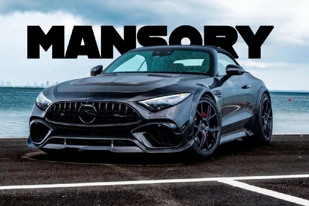 نمای خارجی مرسدس AMG SL 63 با تیونینگ منصوری