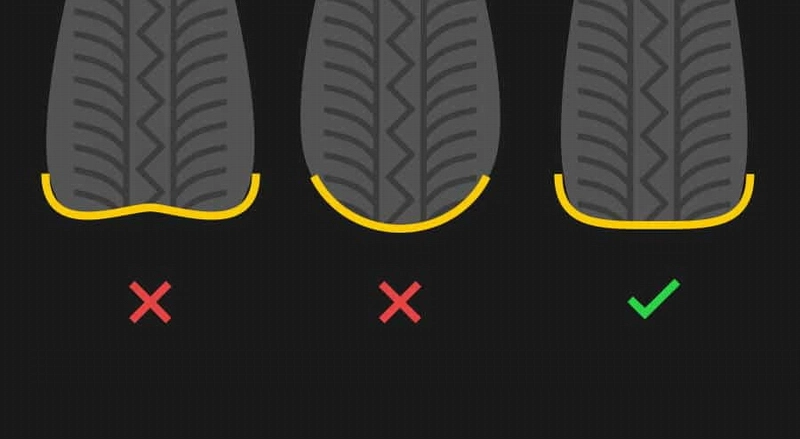 شرایط لاستیک روی زمین